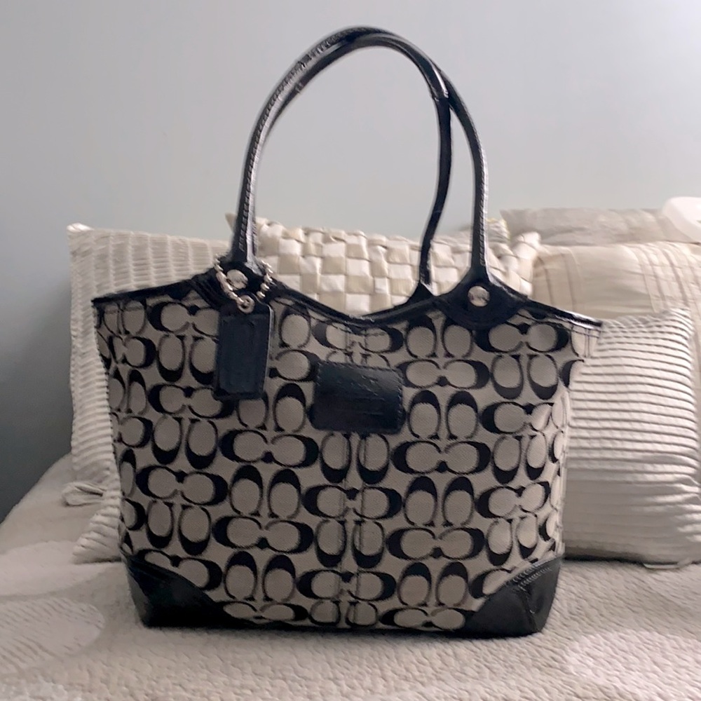 Coach Bleeker Signature Tote Bag